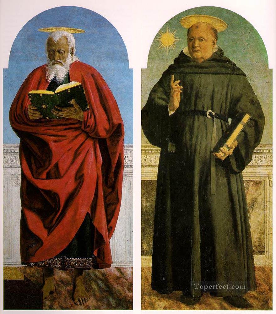 Polyptych Of Saint Augustine 2 Italian Renaissance humanism Piero della Francesca Oil Paintings